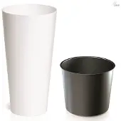 Prosperplast 27l Tubus Slim Collection 30x30x57.2 Cm Blumentopf