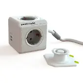 Allocacoc Extended USB 3m, 3 m, Typ F, CE, KEMA, RoHS, 4 AC-Ausgänge, 625 g