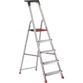 Altrex Lima Aluminium Huishoudtrap 5-treeds