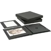 Deknudt Frames Deknudt DVD und Fotobox schwarz 16x16,5x2,6 cm