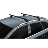 Menabo 000085900000 Dachreling Dachträger Aluminium 75 kg Max für VW Passat Variant (3G5, CB5) Golf VII Variant (BA5, BV5) T-Roc (A11) Passat Variant