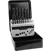 Heller Metallbohrerset 19-teilig HSS R DIN 338 ø: 1,0 - 10,0 in 0,5mm Schritten