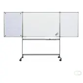 MAUL Whiteboard Klapptafel, 2 Flügel, mobil, 1500 x 1000 mm