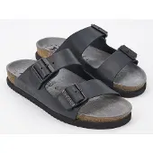 Mephisto Nerio black Pantolette Schwarz in Gr. 39