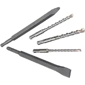 Metabo SDS plus drill bit and chisel set