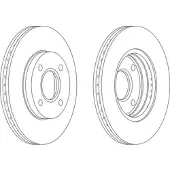 FERODO Bremsscheibe PREMIER Coat+ disc DDF1072C