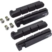 Shimano R55C3 Cartridge Bremsschuhe für Ceramic Felgen schwarz 2022 Felgenbremsbeläge