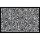 MD-ENTREE Schmutzfangmatte Shannon schwarz/weiß grau 40 x 60 cm Fußmatte