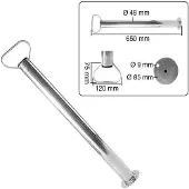 Pricenet Schiebestütze 650 mm - Ø 48 mm