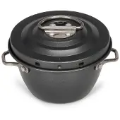 Patisse Classique Mini Wasserbadform mit Deckel Schwarz - bis zu 250ml Fassungsvolumen - 02855