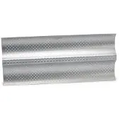 Patisse Silvertop Baguette Form 38 cm Stahl 2 Stk