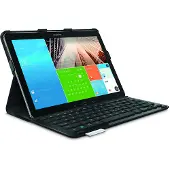 Logitech PRO, AZERTY, Französisch, Samsung, Galaxy NotePRO 12.2, Galaxy TabPRO 12.2, Schwarz, Kabellos
