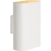 Lucide Design-Wandspot Ovalis Weiß
