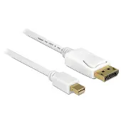DeLOCK 83482, 2 m, Mini DisplayPort, DisplayPort, Männlich, Männlich, 3840 x 2160 Pixel