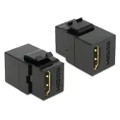 DeLOCK 86366, Schwarz, HDMI, HDMI, 29,7 mm, 16,8 mm, 21,9 mm