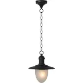 Lucide Land-Pendellampe Aruba schwarze Ø 25cm IP44