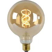 Lucide LED Filament Lampe E27 Globe - G125 5W 380lm 2200K dimmbar Einerpack