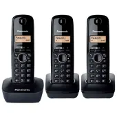 Panasonic Dect Kxtg1613Blh Trio Noir