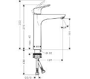 Hansgrohe Focus Einhebel-Waschtischarmatur 190 ohne Ablaufgarnitur