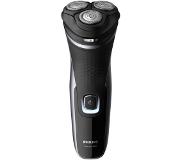 Philips Shaver S1332/41 Charging time 1 h, NiMH, Number of shaver heads/blades 3, Black, Cord or Cordless