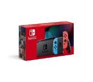 Nintendo Switch V2 2019, Nintendo Switch, Black, Blue, Red, Analogue / Digital, D-pad, Buttons, LCD