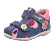 Superfit Kinder Lauflern-sandale Fanni Lauflern-Sandale Mädchen Leder dunkelblau, Gr. 20 | Größe: 20