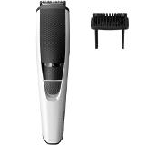 Philips 3000 series Beard trimmer BT3206/14, Washable, Oil-free maintenance, Battery, Black, Silver