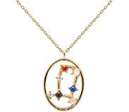 PD Paola Halskette Zwillinge Gold
