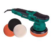 Vonroc Exzenter Poliermaschine 650W - 125mm | Inkl. 4 Polierscheiben