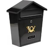 TOYA VOREL Mailbox 380 x 320 x 105mm Black 78580