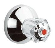 GROHE UP-Ventil Oberbau ATLANTA Brillant-Griff Mark rot chr