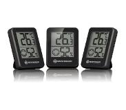 Bresser Climatemp Thermo-hygrometer Indicator 3 Unit Set Schwarz