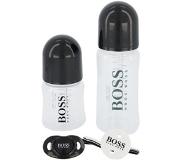 Hugo Boss Baby-Geschenkset mit Fläschchen, Schnuller und Clip
