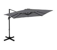 Vonroc Sonnenschirm Pisogne 300x300cm - Freischwingender Sonnenschirm | Grau