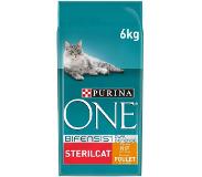 Purina One Sterilcat Huhn und Weizen Katzenfutter | 6 kg