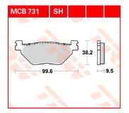 TRW Sintermetall Bremsbeläge ECE R90 homologiert Yamaha Xv 950/r (euro 4)