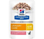 Hill's Pet Nutrition c/d - Feline - Salmon Frischebeutel 12x 85 gr.