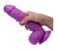 Pop Peckers Poppin Dildo 20 cm - Lila