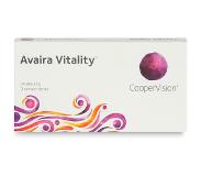 Avaira CooperVision Avaira Vitality (3er Packung) Monatslinsen (-2.5 dpt & BC 8.4) mit UV-Schutz