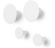 Blomus Ponto Wall Hooks 4 pcs. Lily White - Blomus