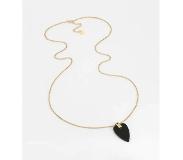 ZAG Bijoux lange Kette Victoria onyx black/gold 75+5 cm
