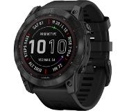 Garmin Fenix 7X Sapphire Solar Titane - Multifunktionsuhr Black DLC / Bracelet Noir One Size