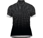 Odlo Radshirt Odlo Women S/U Collar S/S Full Zip Essential Black White-L