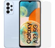 Samsung Galaxy A23 64GB Blau 5G + BlueBuilt Panzerglas Handy