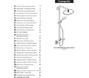 Hansgrohe Croma Select S 280 Air 1jet Showerpipe (schwarz matt)