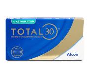 Total 30 for Astigmatism (3er Packung) Monatslinsen (-10 dpt, Zyl. -2.25, Achse 80 & BC 8.6) mit UV-Schutz