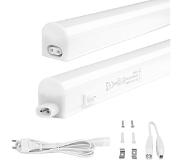 Aigostar T5 LED Küchenunterbauleuchte - 90cm - Lichtfarbe optional - komplett mit 1,5m Anschlusskabel und Ein- / Ausschalter - 10W entspricht 100W
