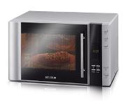 Severin - Microwave with grill 900 watts 30 l - Steel/Black (29069)