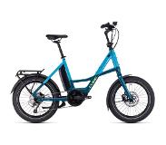 Cube Compact Sport Hybrid 500 - 20" Elektro Kompakt Urban Bike 2023 | blue´n´lime