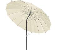 Doppler Derby, Sonnenschirm / Kurbelschirm "Shanghai 220", natur, 220 cm